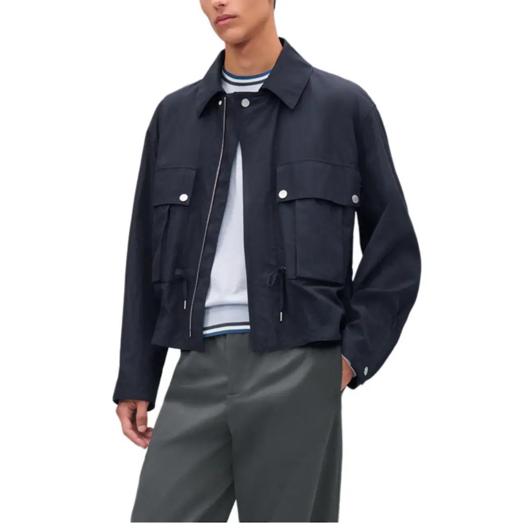 

HERMES Куртка мужская синяя, Blue