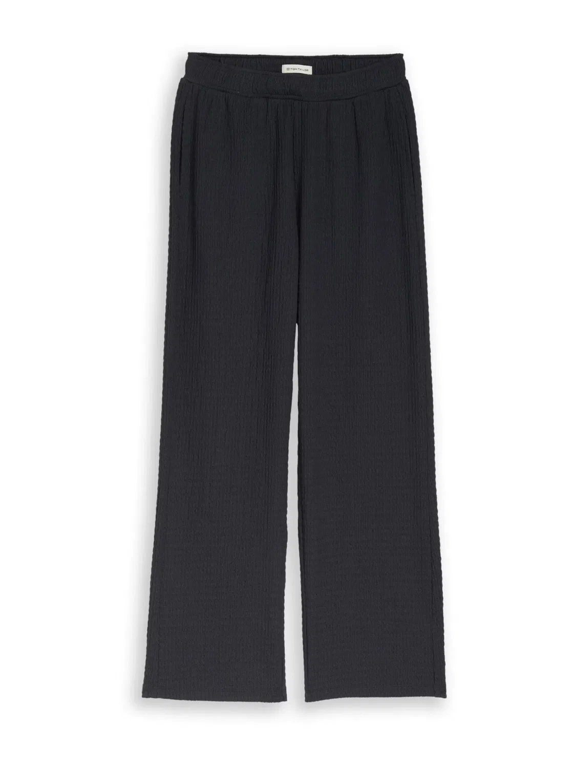 Брюки с широкими штанинами Tom Tailor, Dark Grey