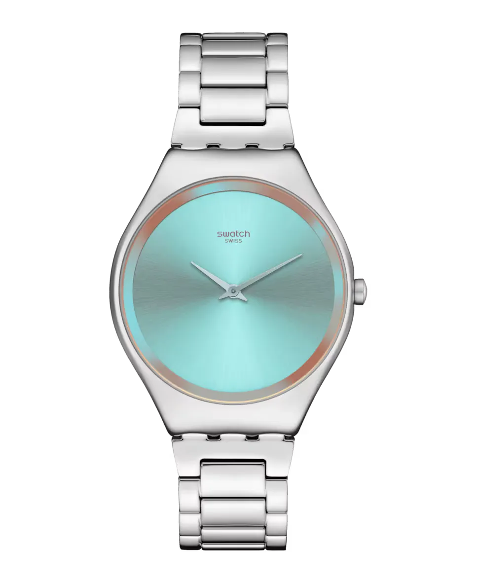 

Часы Glow of Irony из серого и стального материала Swatch, серый
