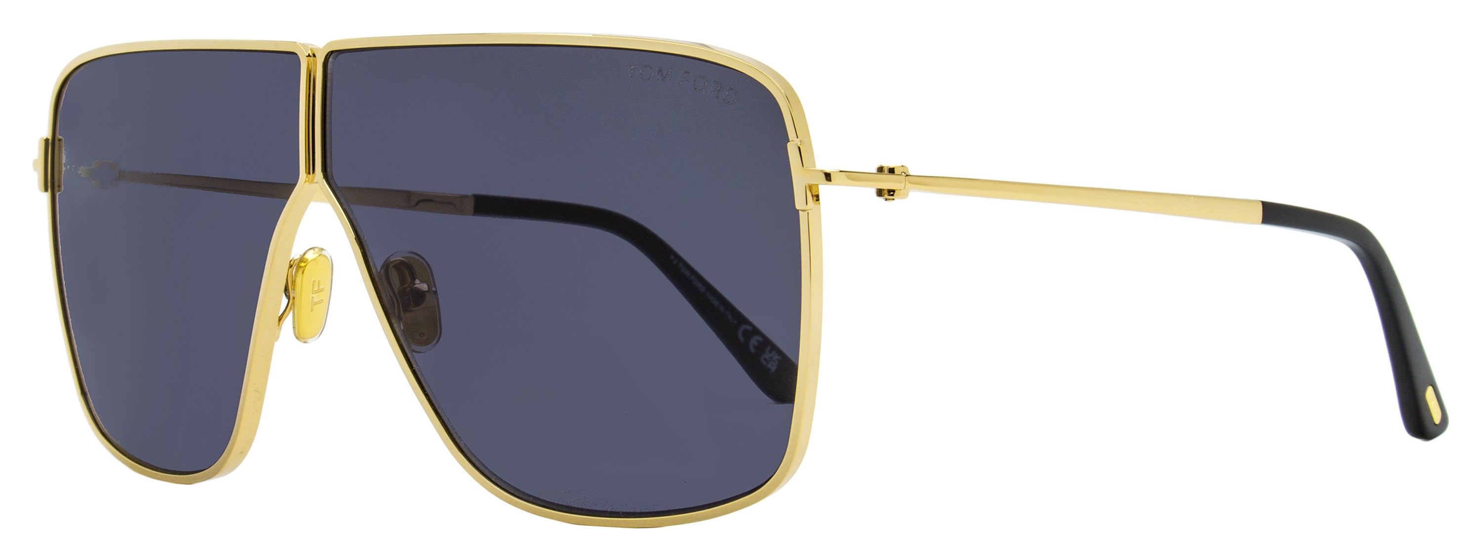 

Солнцезащитные очки Tom Ford унисекс Huxley TF1159 30A золото/черный 68 мм