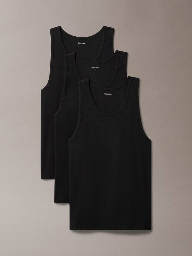 Майка-безрукавка для нижнего белья Calvin Klein, Black — фото 2