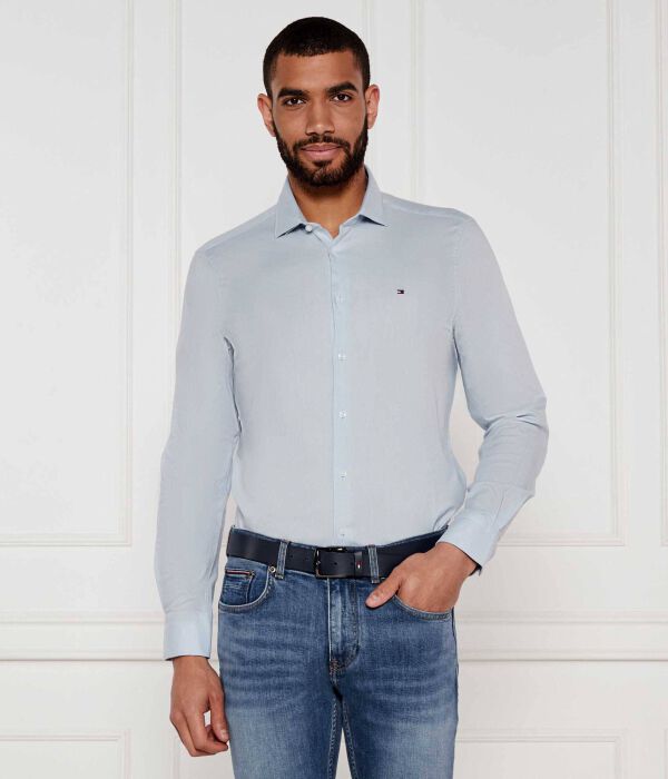 

Рубашка Slim fit Tommy Hilfiger, синий