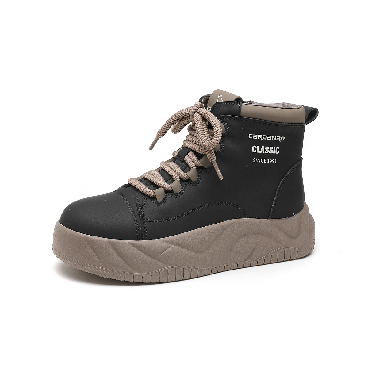 CARDANRO Женские бежевые ботильоны Бежевые туфли без подкладки, цвет Beige Unlined Shoes — фото 4
