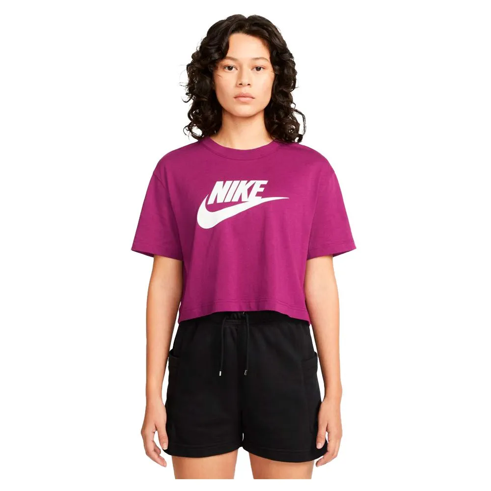

Футболка Nike Sportswear Essential Cropped, розовый