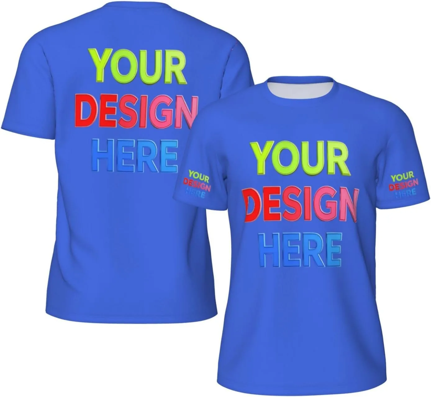 

Футболка Custom для мужчин с 4-сторонней печатью логотипа, текста или изображения