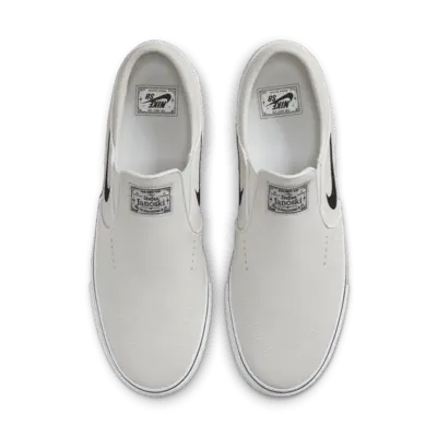 Кроссовки Nike SB Janoski+ Slip Skate Shoes, цвет Summit White/Summit White/White/Black — фото 4