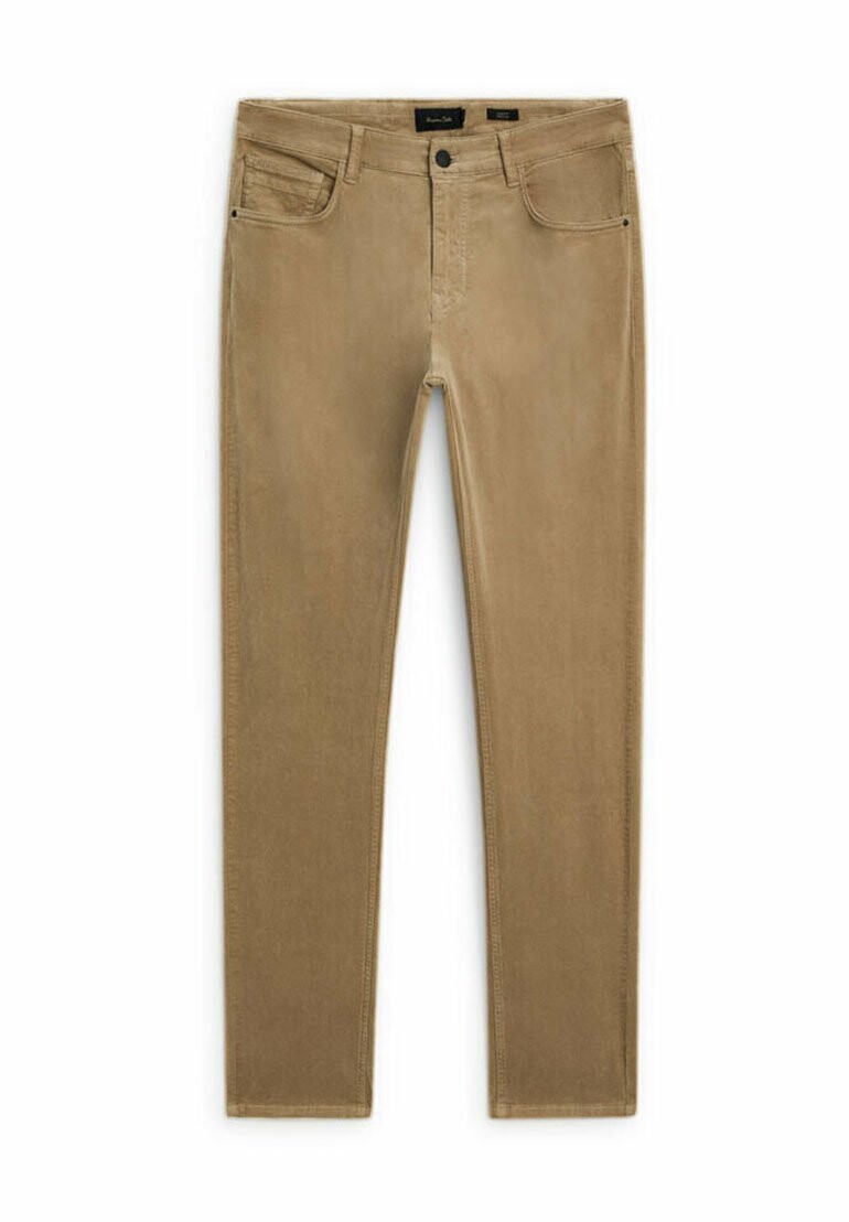 

Джинсы зауженного кроя Massimo Dutti, светло-коричневый