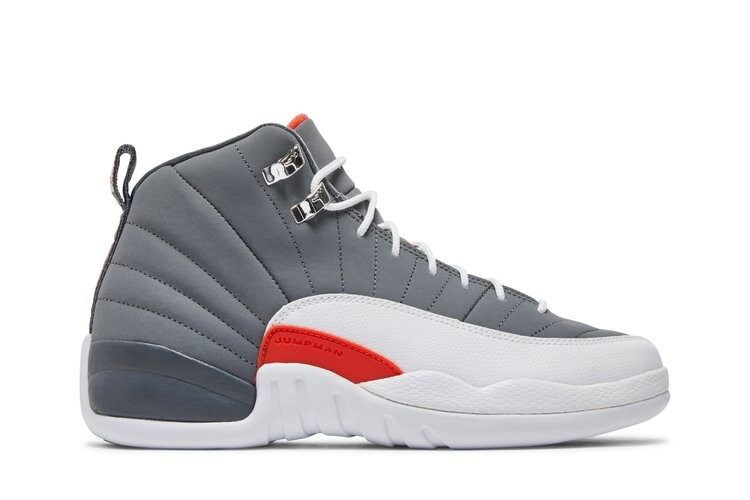 

Кроссовки Air Jordan 12 Retro GS 'Cool Grey', серый