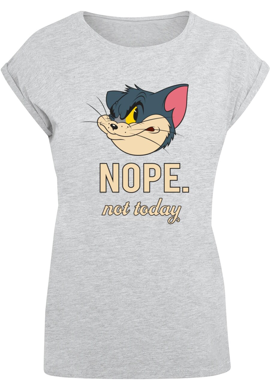 

Футболка ABSOLUTE CULT Shirt Tom and Jerry - Nope Not Today, цвет basalt grey/mottled grey