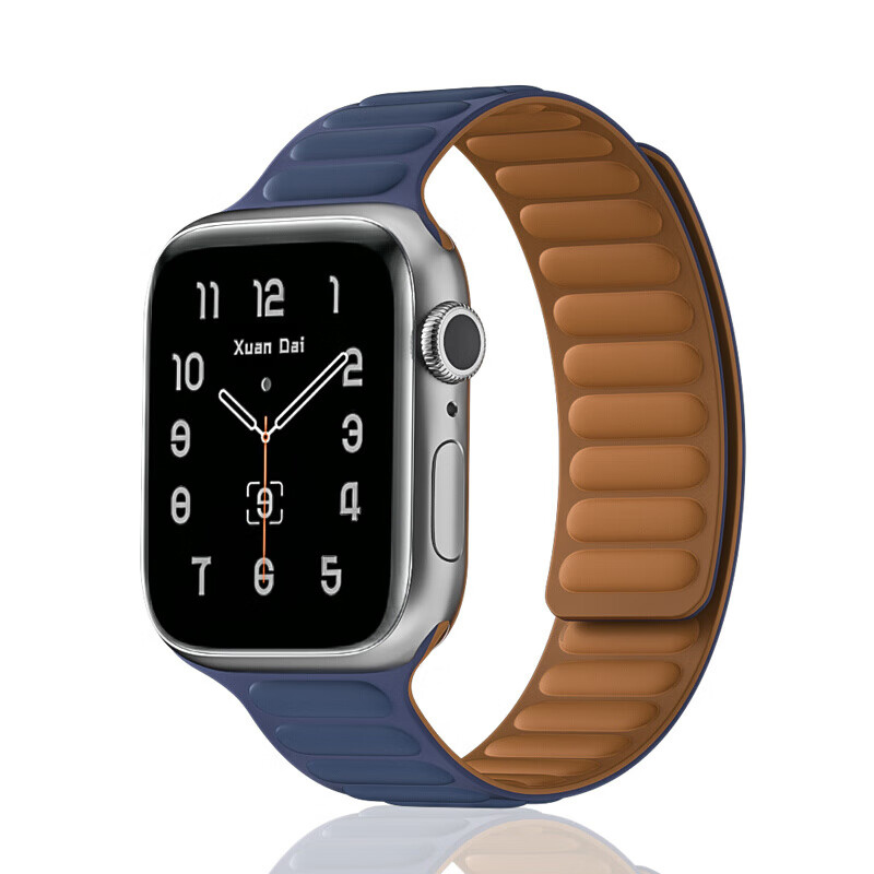

IBOANN Часы Strap Apple Compatibility Silicone Material 49mm, Midnight Blue