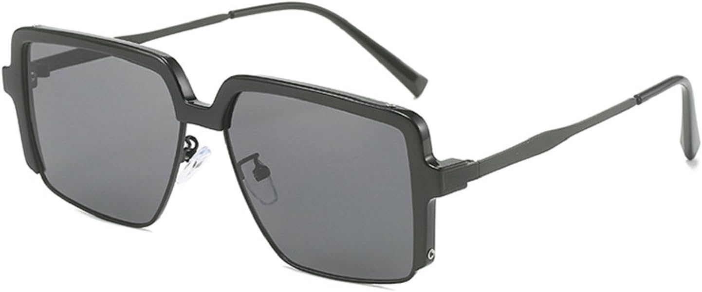 

Винтажные модные солнцезащитные очки для женщин, металлическая квадратная оправа, роскошные розовые солнцезащитные очки, фотоочки, защита от ультрафиолета UV400 Melrose, Black