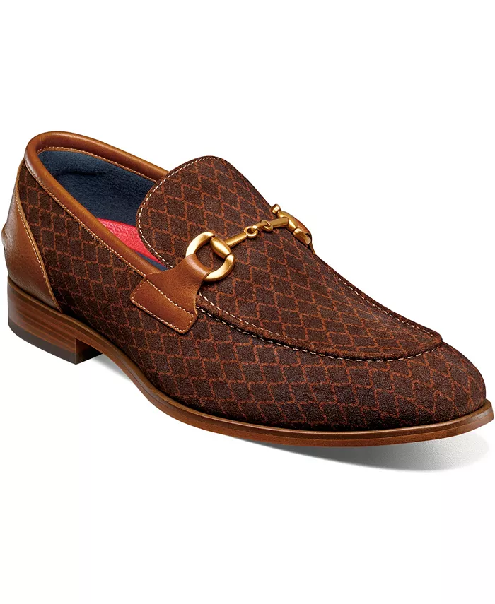 

Мужские ботинки Brinkley Moc Toe с металлической вставкой на подъеме Stacy Adams, коричневый/бежевый