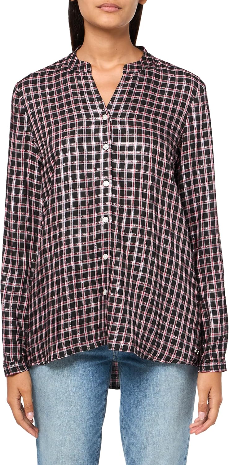 

Женский спортивный топ Tommy Hilfiger с длинным рукавом и застежкой на пуговицы, Black Multi