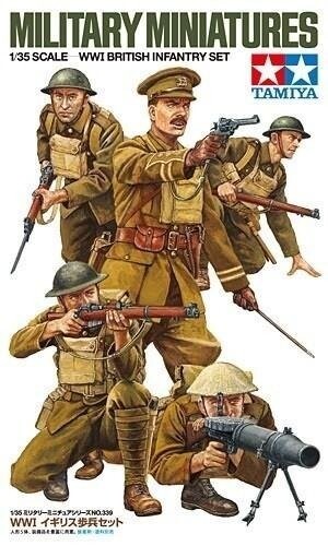 

Пластиковая модель британской пехоты времен Первой мировой войны. Tamiya