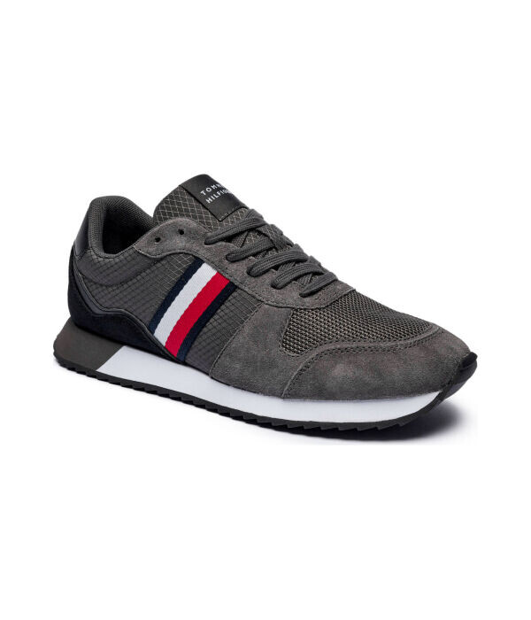 

Кроссовки для бега Evo с добавлением кожи Tommy Hilfiger, серый