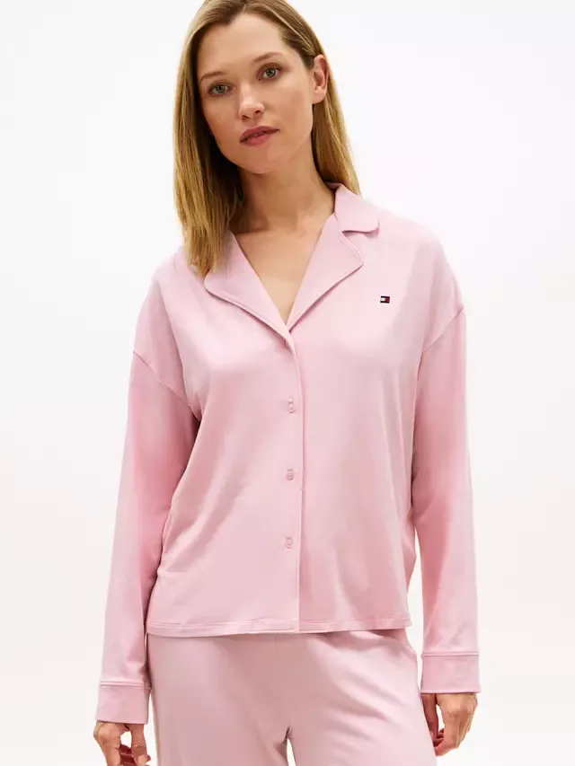 Незаменимая пижамная рубашка, светло-розовая Tommy Hilfiger