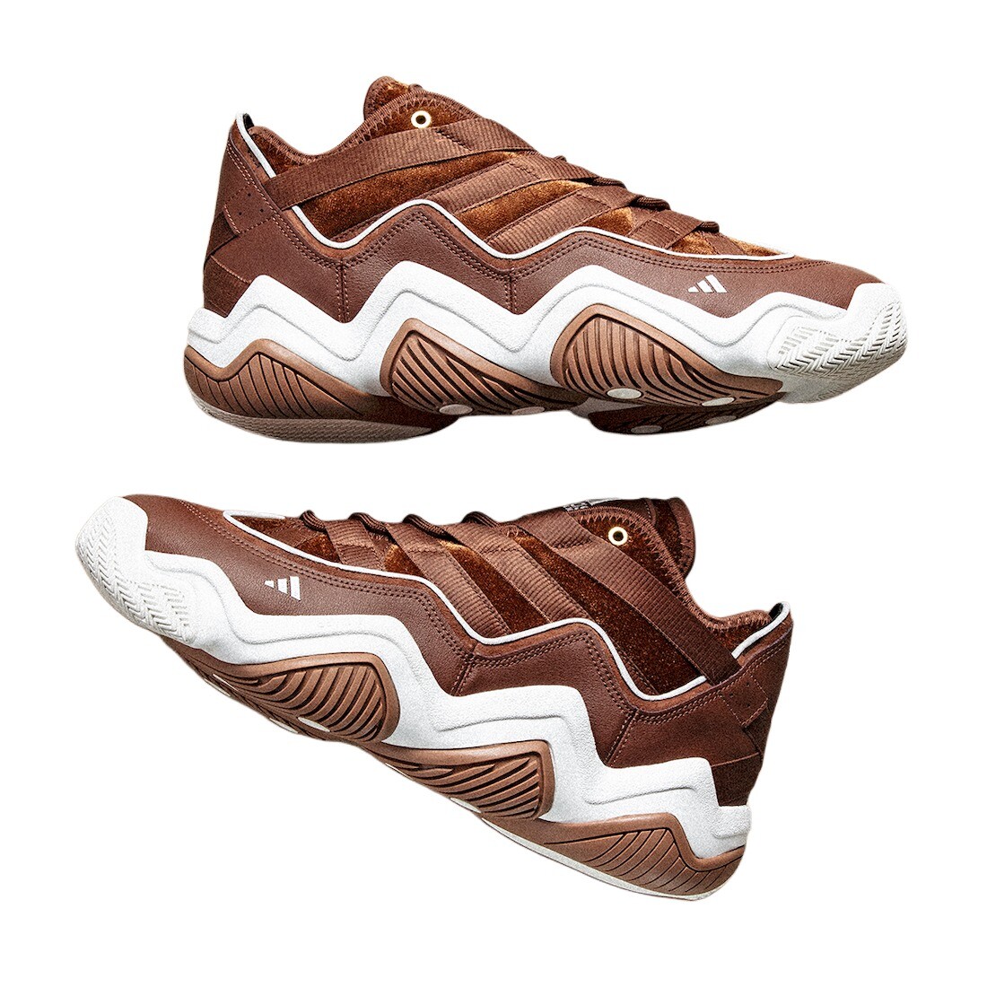 Adidas originals Top Ten Vintage Мужские баскетбольные кроссовки, Brown — фото 4