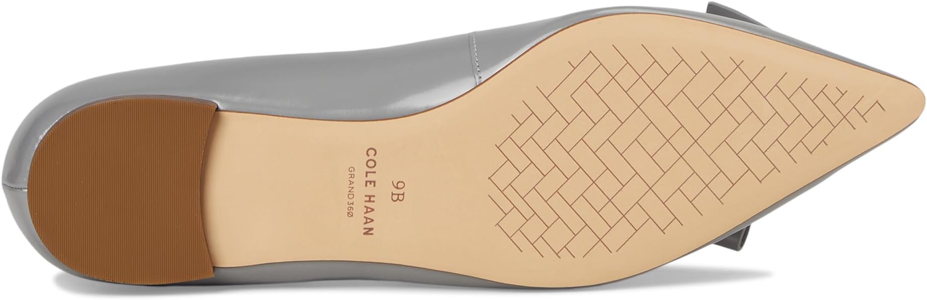 Балетки Cole Haan Felicia Bow Ballet Flats, цвет Frost Gray Box Leather — фото 3