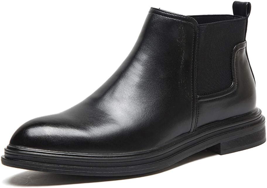 

Мужские ботинки челси, классические удобные ботильоны без шнурков, повседневные, рабочие, классические, черные - размер 45/UK 10.5/US 11 Jlfzc