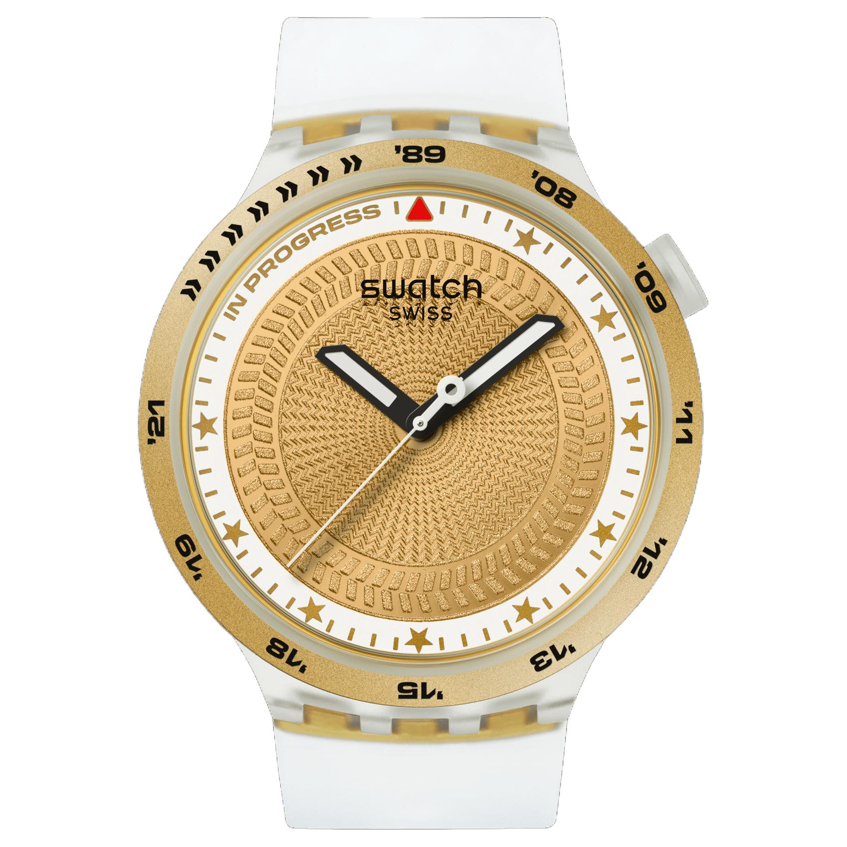 

SWATCH Часы Unisex White Watch SB05K105, White Dial