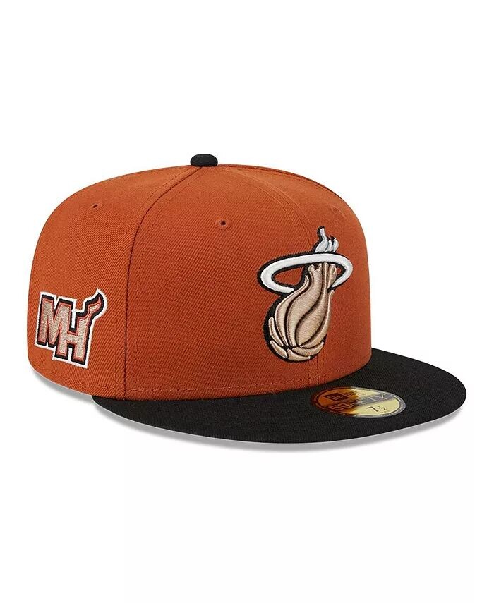 

Мужская кепка Rust, Black Miami Heat Two-Tone 59FIFTY Fitted Hat New Era