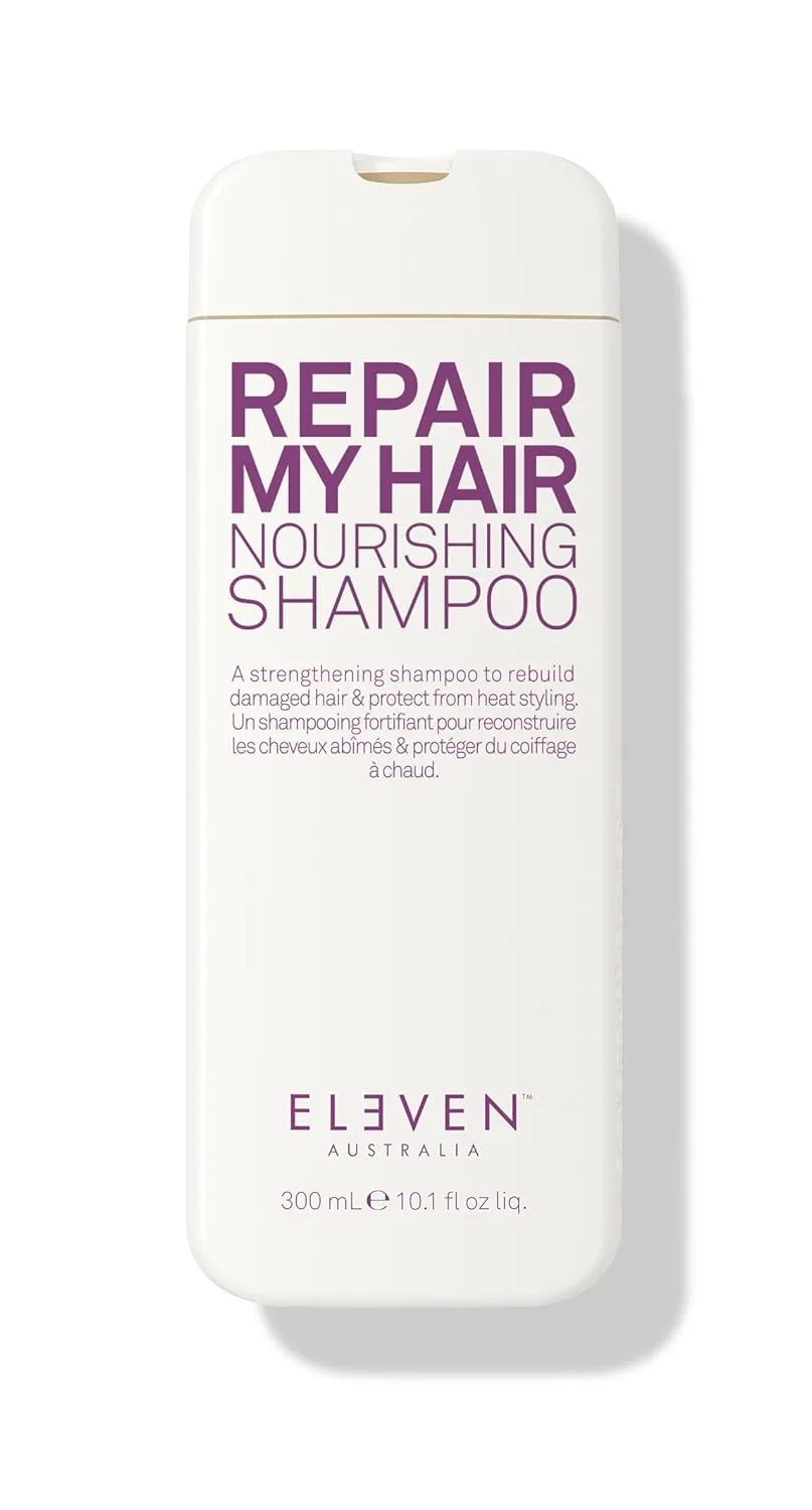ELEVEN AUSTRALIA Repair My Hair питательный шампунь для женщин и мужчин - без сульфатов, увлажняющий и мягкий, укрепляет сухие и поврежденные волосы, обеспечивает глубокое увлажнение, безопасен для окрашенных волос 299 мл