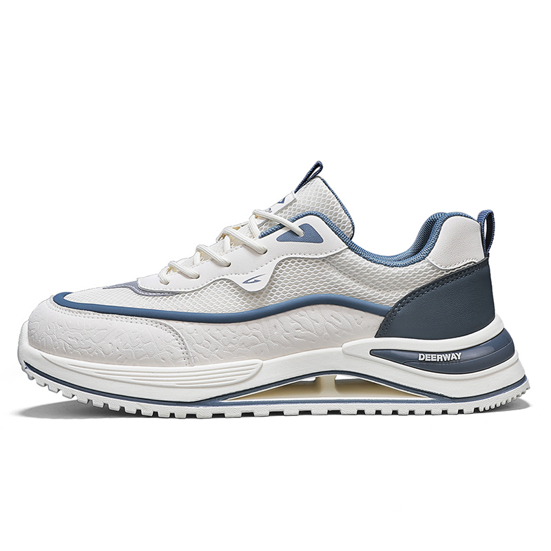 

DEERWAY Износостойкие, дышащие, легкие низкие кеды мужские beige misty blue