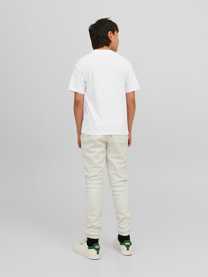 Футболка JACK & JONES Junior, белый — фото 4