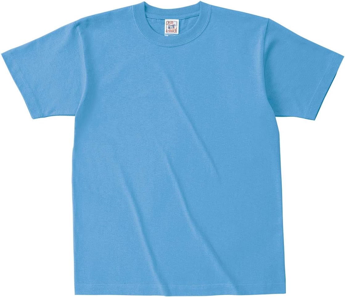 

Футболка с коротким рукавом Cross and Stitch OE1116 Open End Maxweight, мужская и женская Cross Stitch, синий