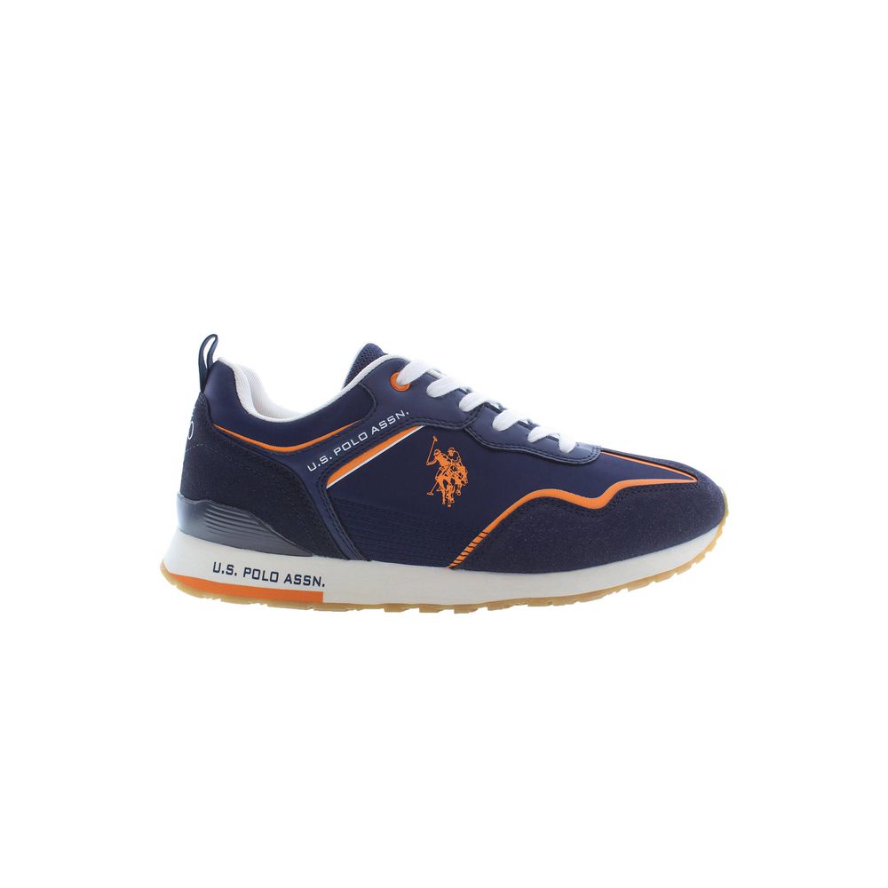 

Синие кроссовки из полиэстера U.S. Polo Assn., синий