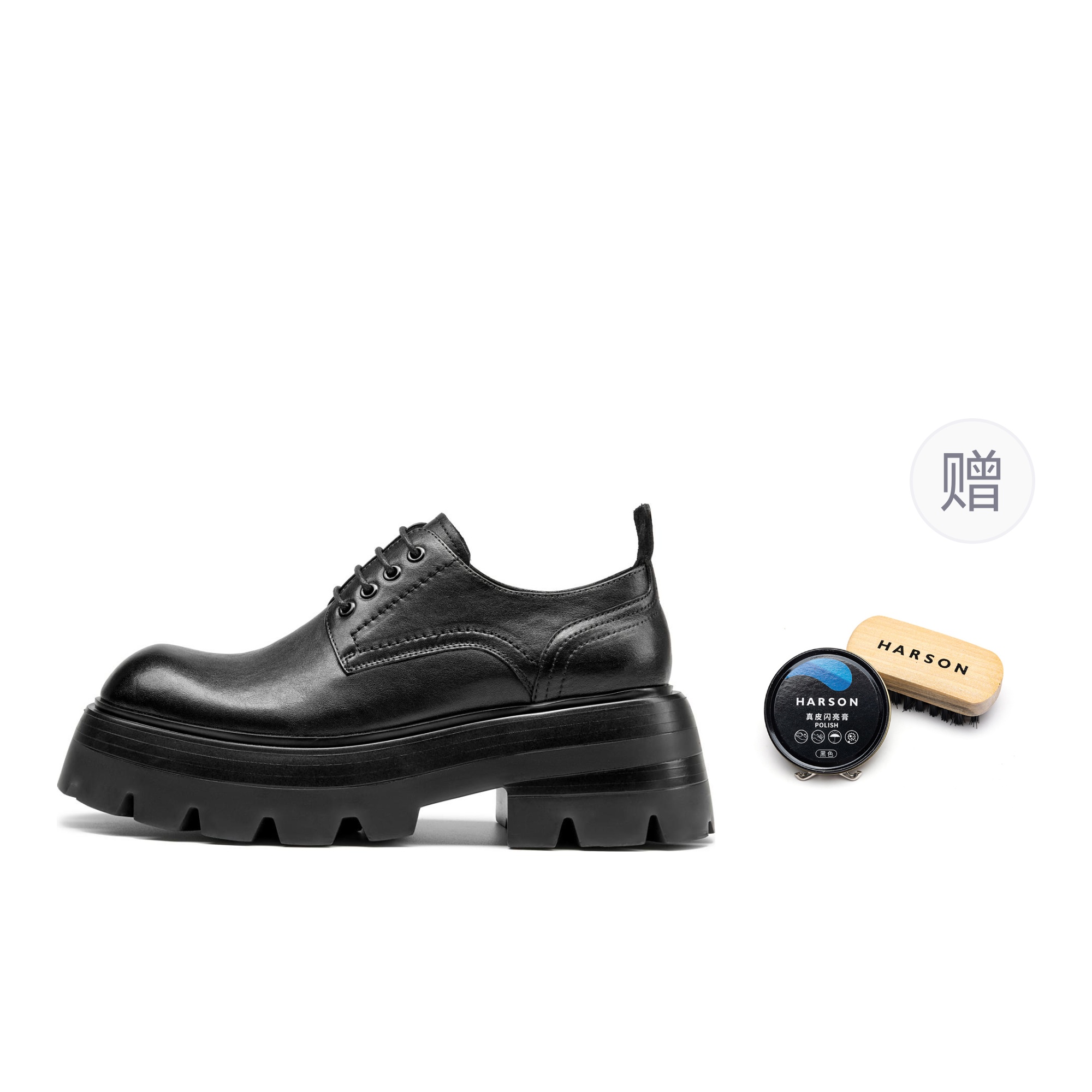 

Повседневные туфли Derby, мужские, Star Of The Same Style HARSON, Black