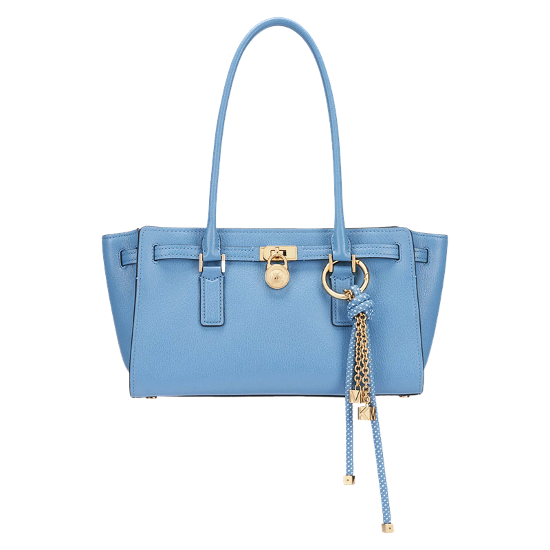 

MICHAEL KORS Сумка через плечо из телячьей кожи Хэмилтон Серия малая женская светло-голубая