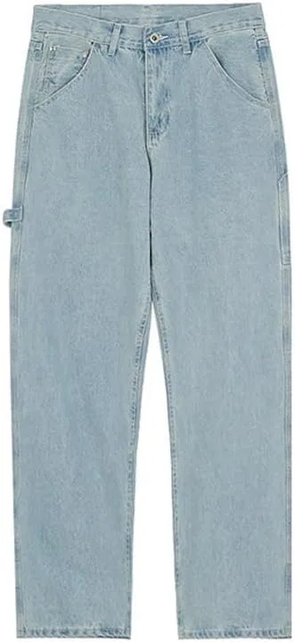Джинсы прямого кроя Knitted, Blue