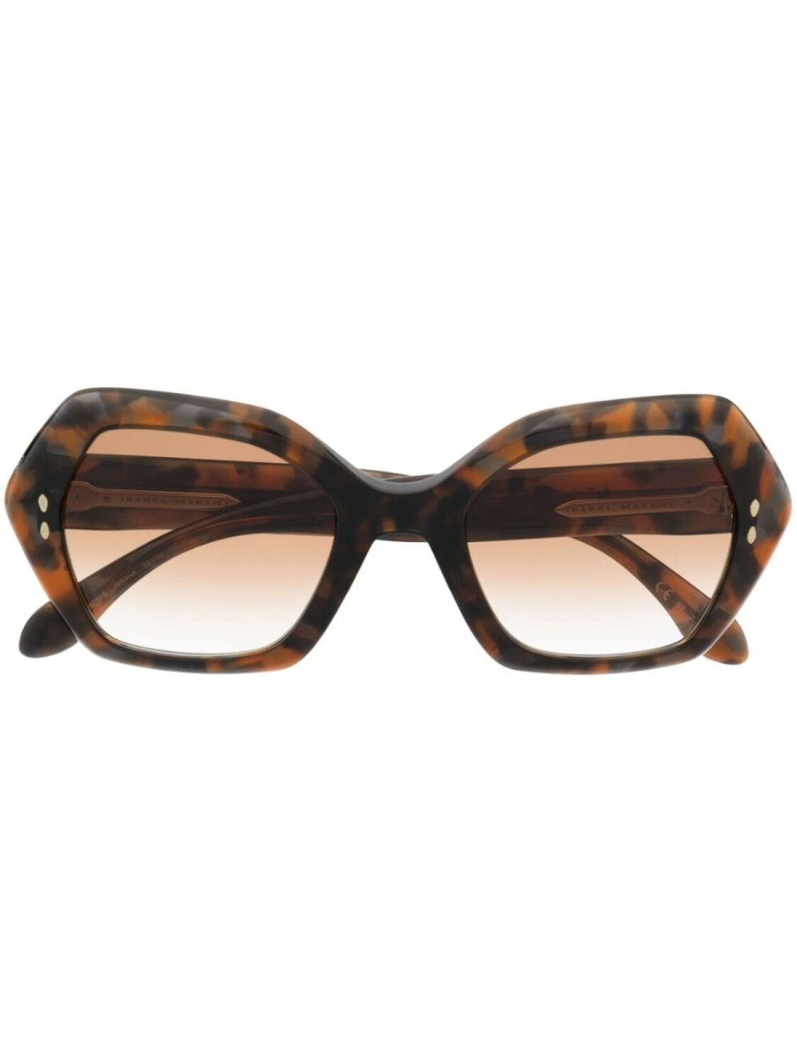 

Isabel Marant Eyewear солнцезащитные очки черепаховой расцветки, коричневый