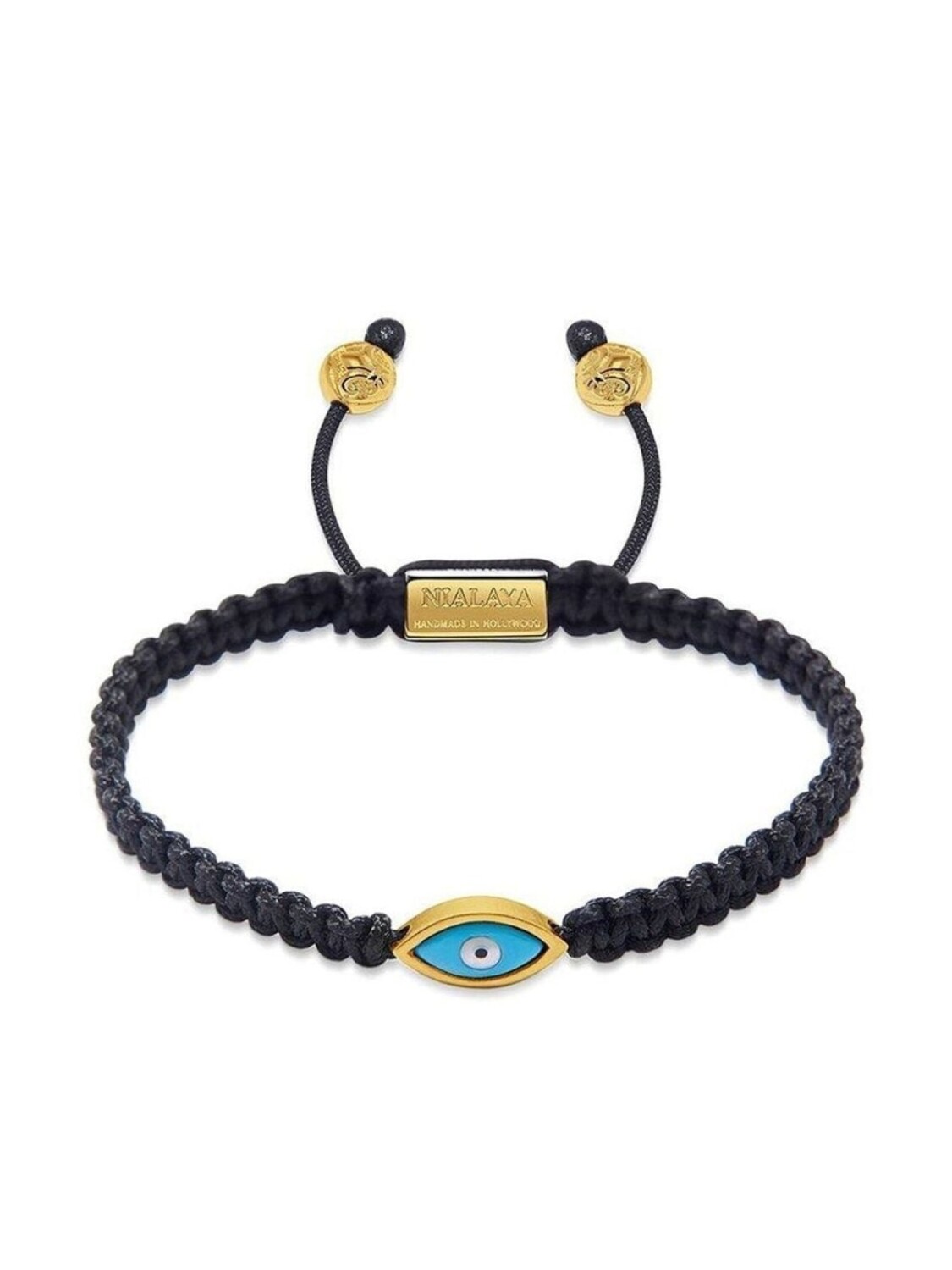 

Браслет Evil Eye Nialaya Jewelry, черный