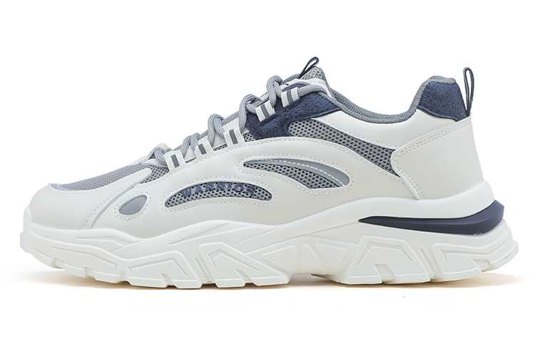 

Воин Низкие Массивные Кроссовки Мужские Серый Темно-синий, Темно-серый Синий