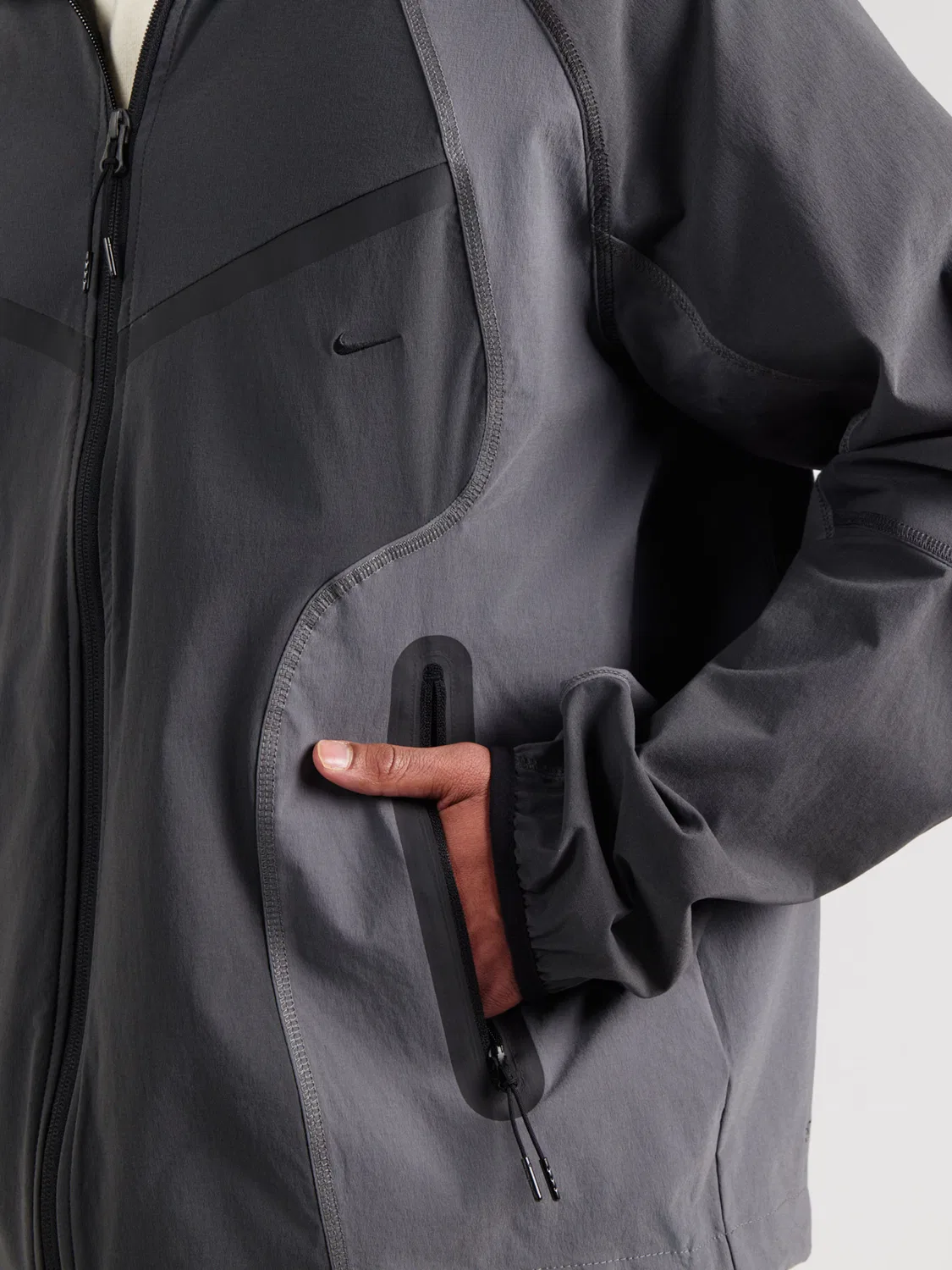 Куртка Performance Jacket 'Windrunner' Nike Sportswear, Grey/Anthracite — фото 2