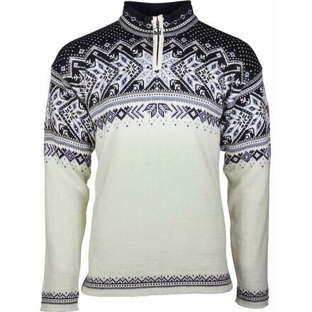 Свитер Vail мужской Dale of Norway, цвет Off White/Smoke/Midnight Navy/Navy/Blue Shadow