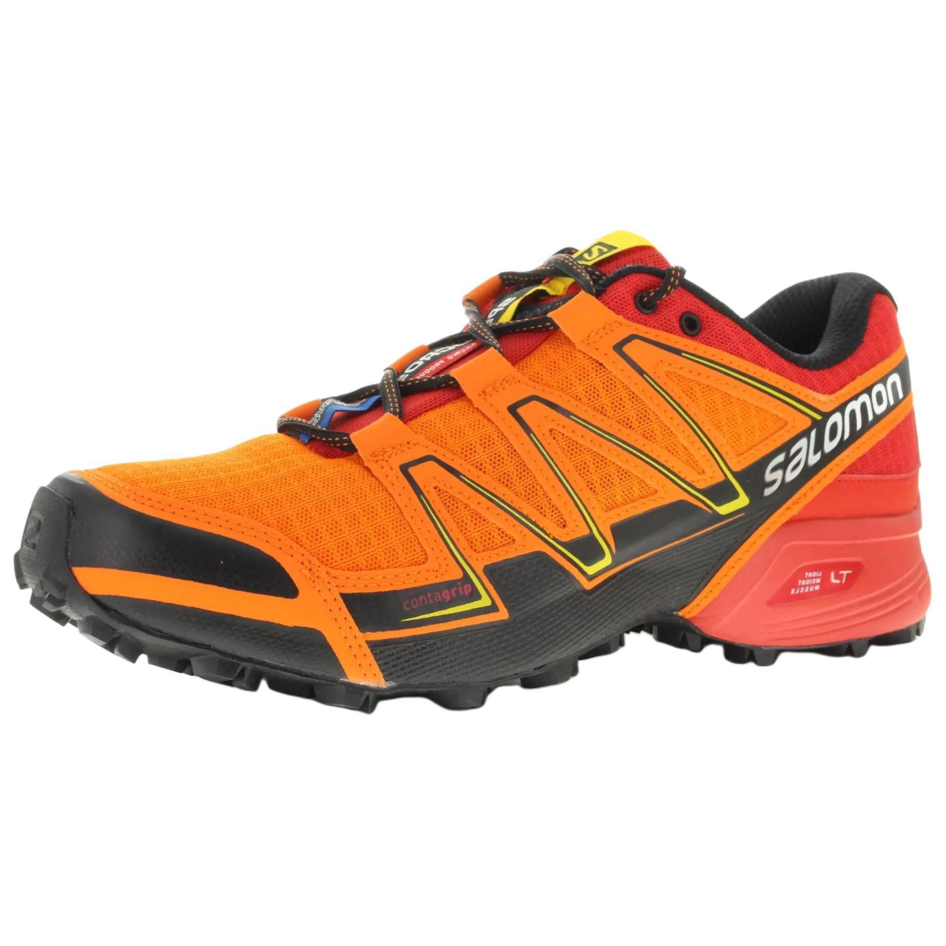 

SALOMON Кроссовки Speedcross Vario Anti Slip с низким верхом, износостойкие, мужские, оранжево-красные