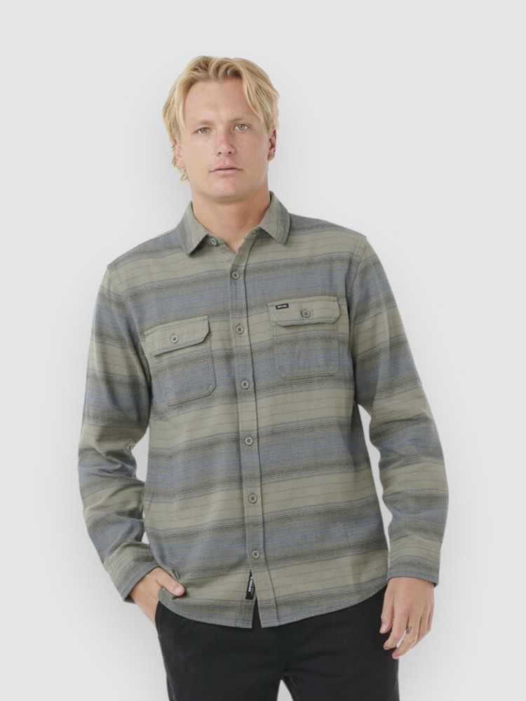 

Рубашка Rip Curl Line Up Flannel Hemd, deep cactus