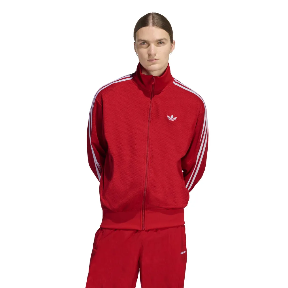 

Толстовка adidas Originals Firebird Adicolor Mesh на молнии, красный