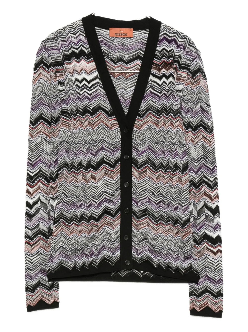 

Кардиган с шевронной вязкой Missoni, черный