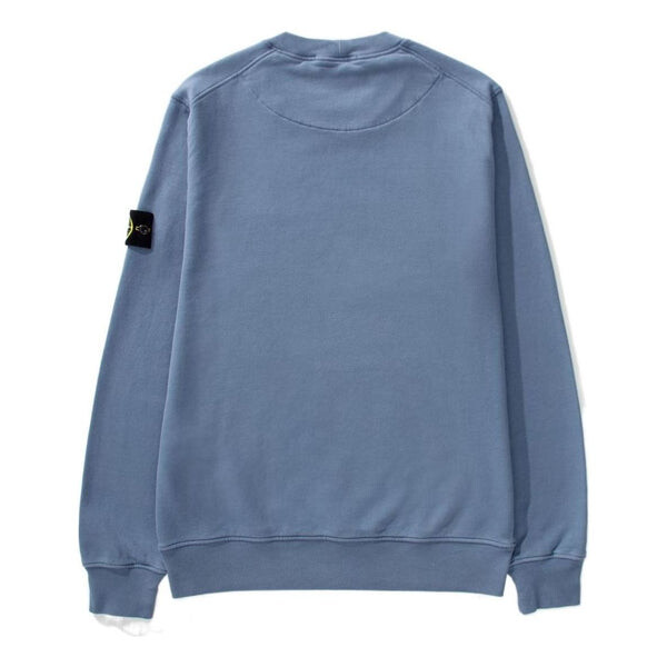 Толстовка garment dyed felpa sweatshirt 'blue' Stone Island, синий — фото 2