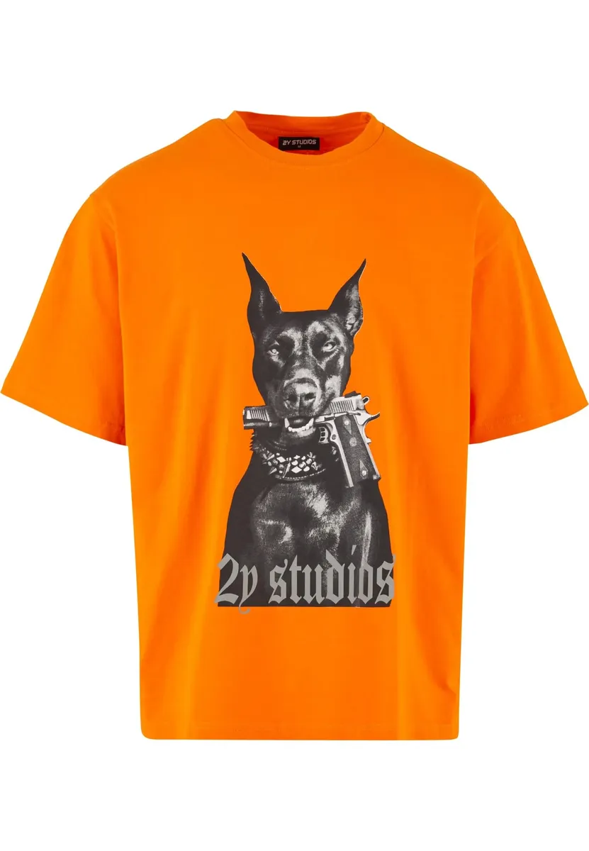 

Футболка 2Y Studios "Мужская футболка Doberman Oversize 2Y Studios", цвет Orange