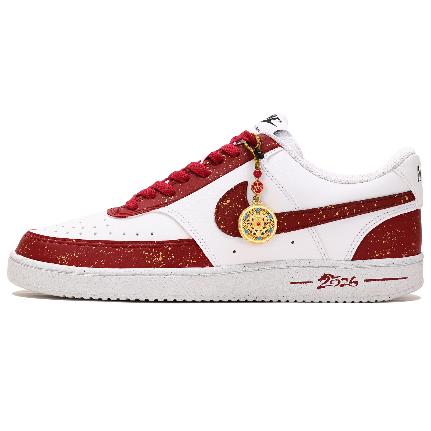 

Nike Court Vision 1 Low top Skateboard Shoes мужские красные белые