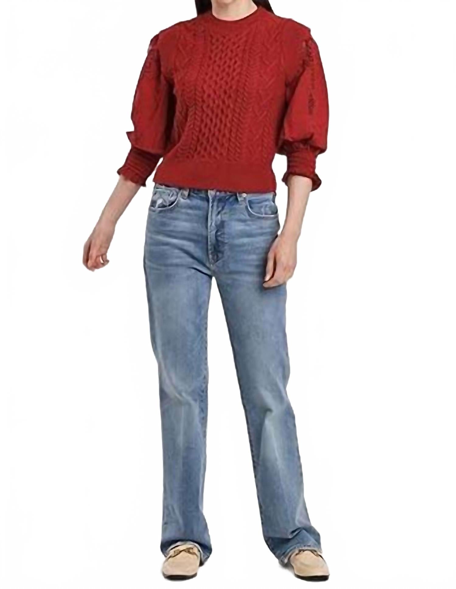 

Свитер Natasha в вермильоне Another Love, Vermilion