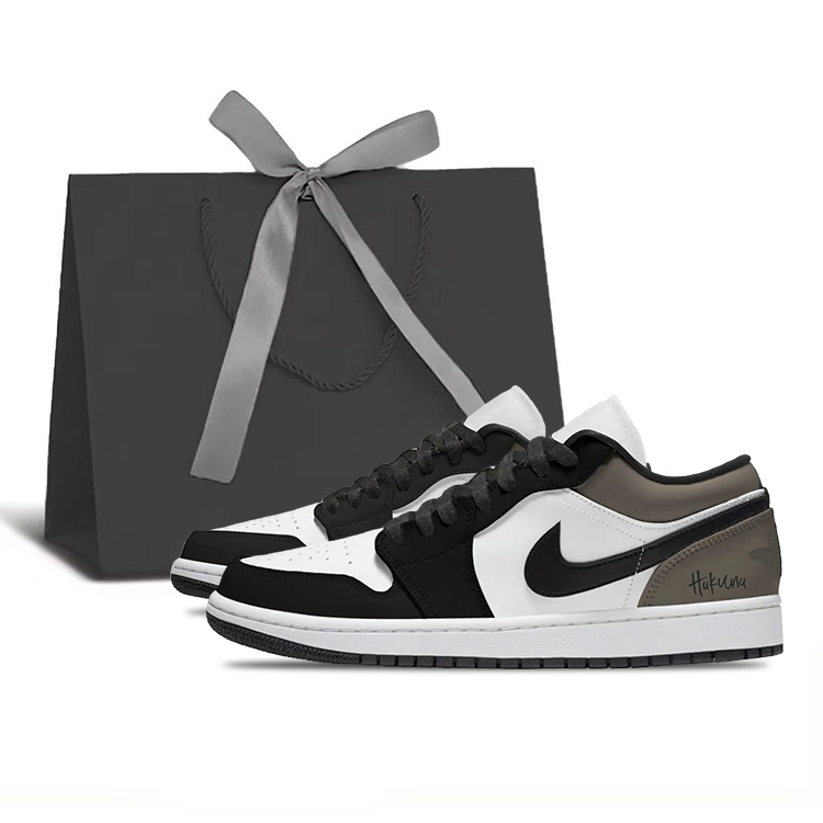 

Jordan Air 1 Mocha Cleanfit Shopping Bag Vintage Basketball Shoes Unisex Black Brown
