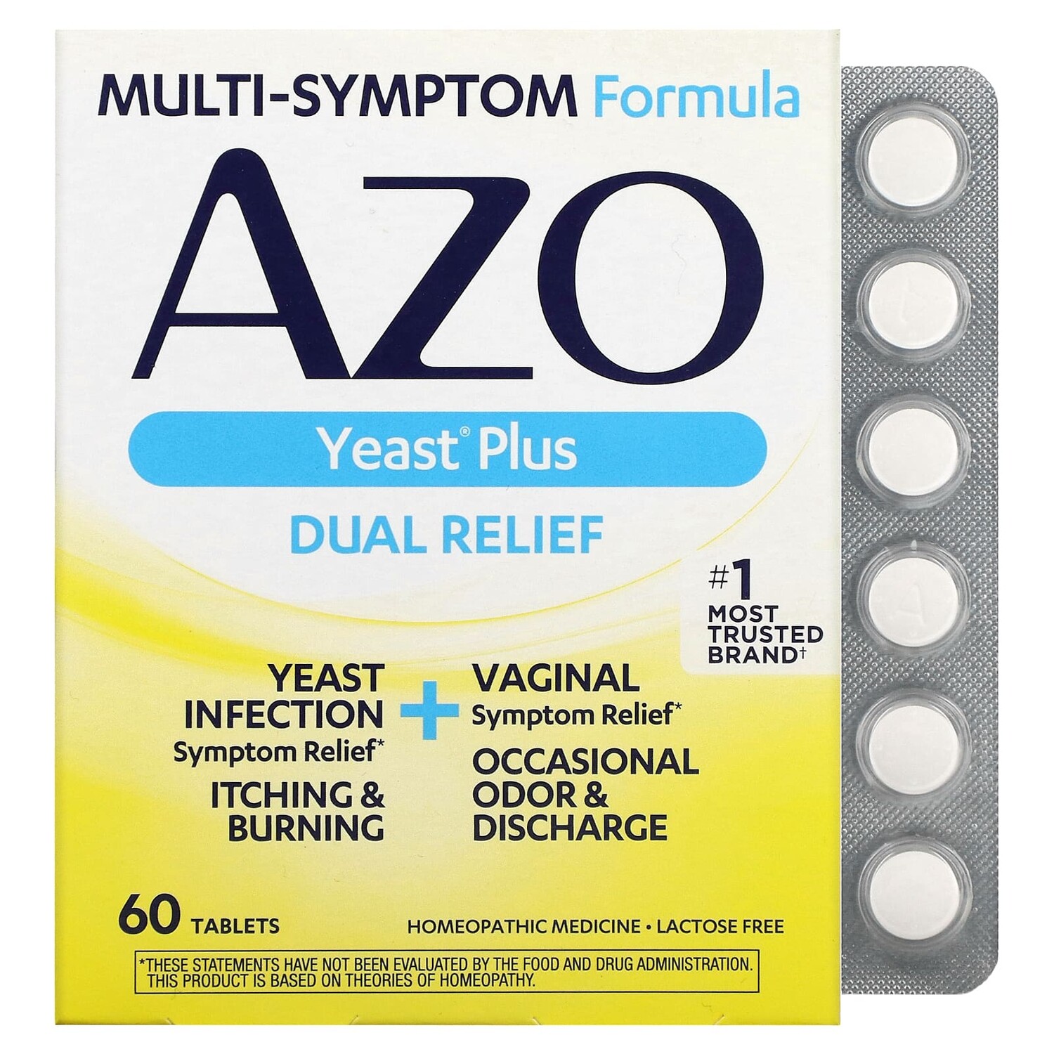 

Azo Дрожжи плюс 60 таблеток
