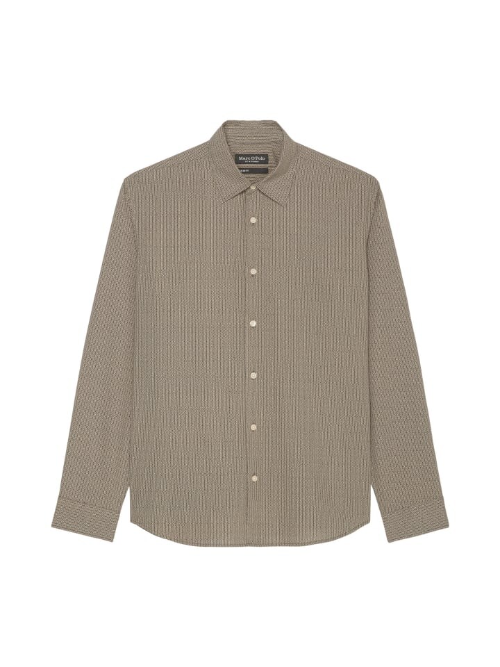 

Рубашка Marc O'Polo regular, цвет multi/gray pin