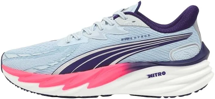 Мужские беговые кроссовки Puma Velocity Nitro 4 X Hyr, Lucite Pure Pink Deep Plum — фото 2